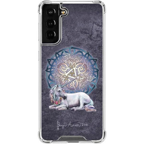 Brigid Ashwood Celtic Unicorn Galaxy S21 FE Clear Case
